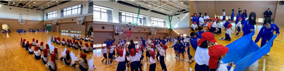 中１「小中交流会・体育」実施